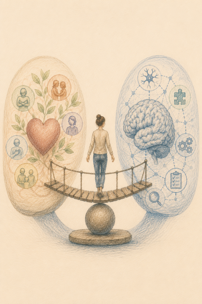 Illustration des approches psycho-affective et neuropsychologique